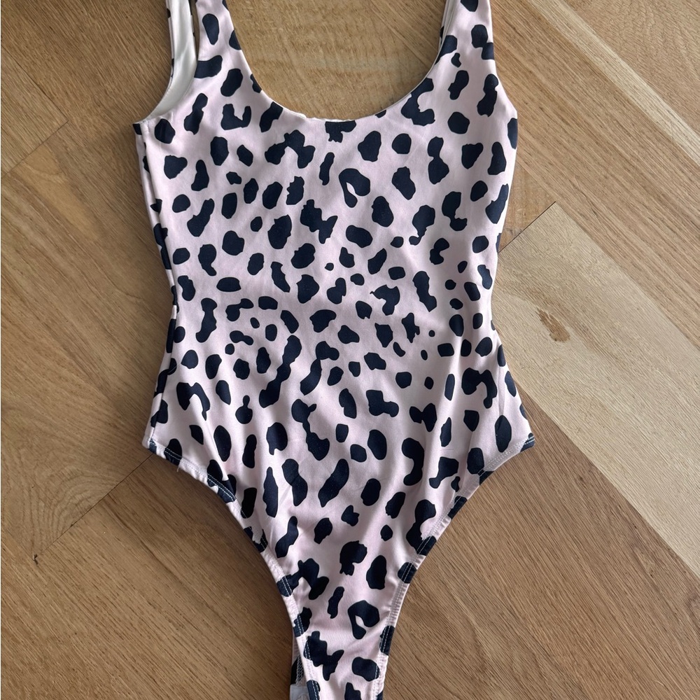 Leopard Print Bodysuit  size 2